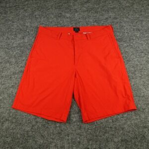 J Crew Shorts Mens33 Red Tech Performance‎ Lighweight Golf Preppy 9'' Casual-